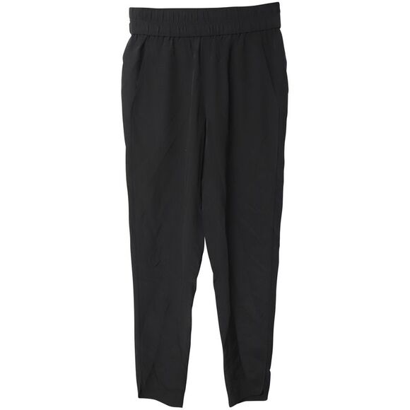 Alexander Wang Straight Leg Trousers in Black Viscose,All Products : American Fashion Style Bags On Sale